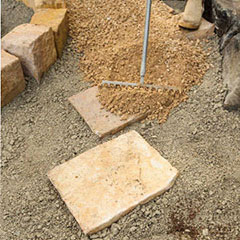 How to build an outdoor firepit - step 3